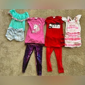 Lot of 8 Girls Summer Clothes Size 6-9